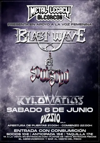 Poster for Blast Wave + Kylowatios + Soul Solid
