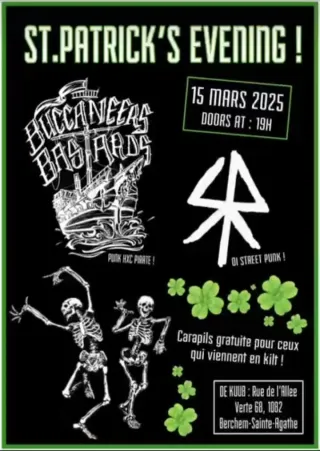 Poster for Saint Patrick's Evening