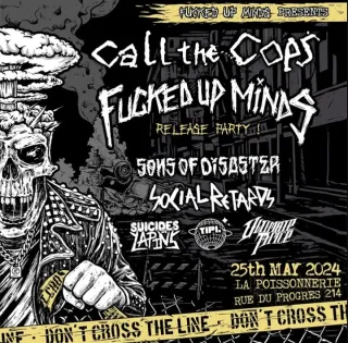 Poster for Fucked up Minds release party