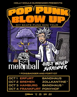 Poster for Pop Punk Blow Up - DIY Skate Punk Mini Tour