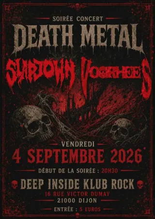 Poster for Slapdown + Voorhees