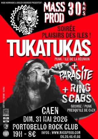 Poster for Parasite + Ring Scabs + Tukatukas