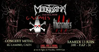Poster for G-Nomes + Muertissima + Therendes