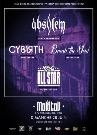 Poster for Absolem + Break The Void + Cyb1Rth + Rising All Star