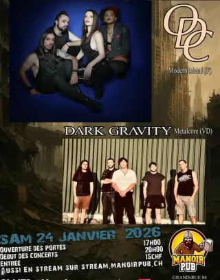 Poster for Dark Gravity + Odc