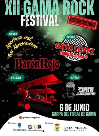 Poster for XII Gama Rock Festival - 2026