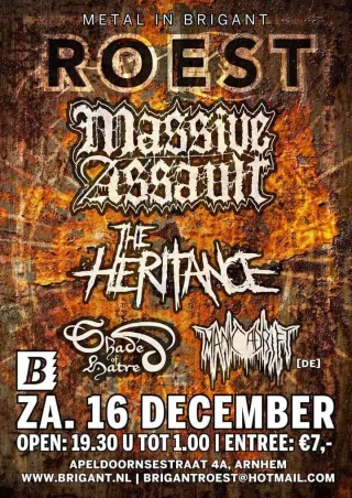 Poster for Manic Adrift + Massive Assault + Shade Of Hatred + The Heritance