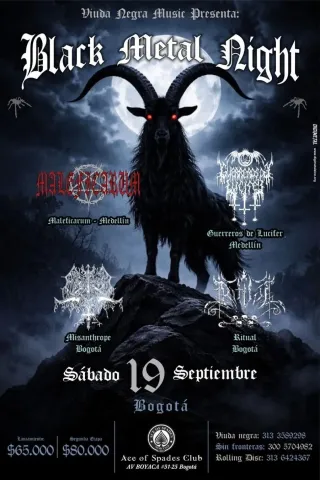 Poster for Black Metal Night