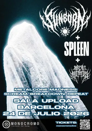 Poster for Sunborn + Spleen + The Fall Of Atlantis