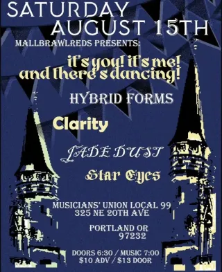 Poster for Clarity + Hybrid Forms + It's You! It's Me! And There's Dancing! + Jade Dust + Star Eyes