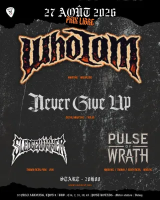 Poster for Who I Am + Never Give Up + Sledgehammer