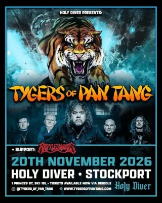Poster for Tygers Of Pan Tang + Rattlesnakes