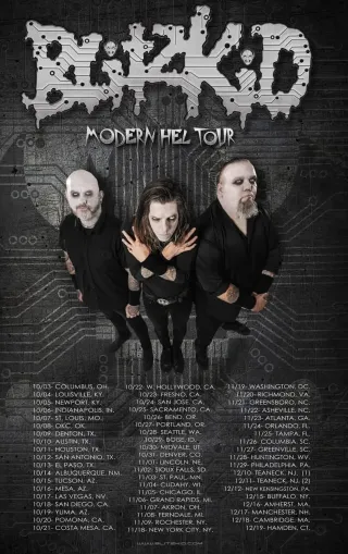 Poster for Blitzkid - Modern Hel Tour