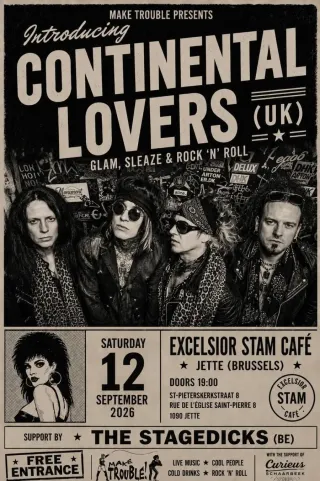 Poster for Continental Lovers + Stagedicks