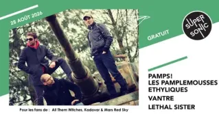 Poster for Lethal Sister + Pamps! Les Pamplemousses Éthyliques + Vantre