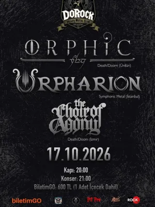 Poster for Orphic + Orpharion + The Choir Of Agony