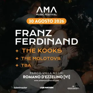 Poster for Franz Ferdinand + The Kooks + The Molotovs