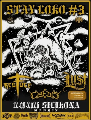 Poster for Caedis + Lust + Redface