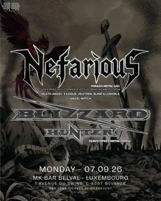 Poster for Nefarious + Blizzard Hunter
