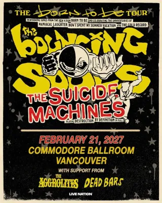 Poster for The Bouncing Souls + The Suicide Machines + Aggrolites + Dead Bars