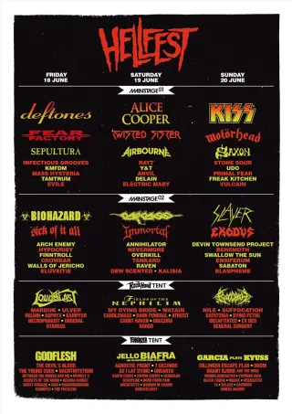 Poster for Hellfest 2010