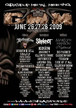 Poster for Graspop Metal Meeting 2009
