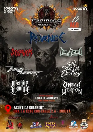 Poster for Capidogs Metal Fest IV