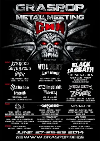 Poster for Graspop Metal Meeting 2014