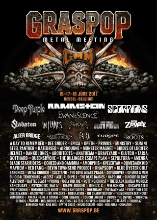 Poster for Graspop Metal Meeting 2017