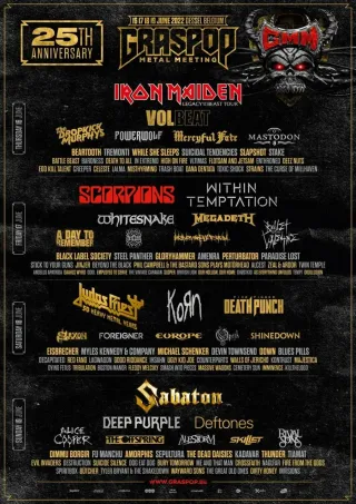 Poster for Graspop Metal Meeting 2022