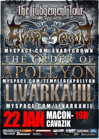 Poster for The Judgement Tour