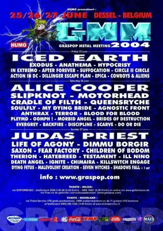 Poster for Graspop Metal Meeting 2004