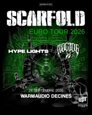 Poster for Scarfold + Hype Lights + Nocide