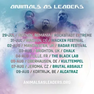 Poster for Animals As Leaders - Tour 2026