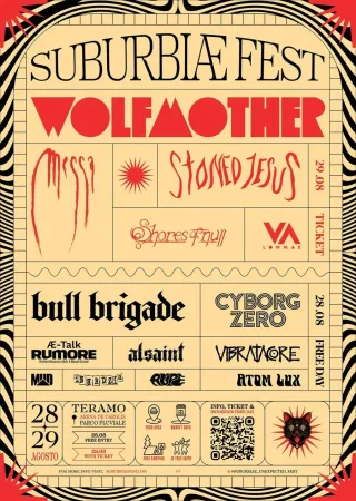 Poster for Suburbiæ Unexpected Fest 2026