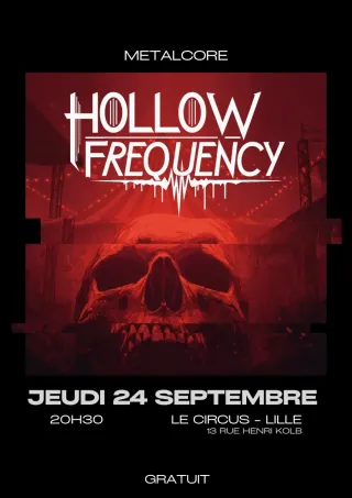 Poster for Hollow Frequency + Inverness + Sknd