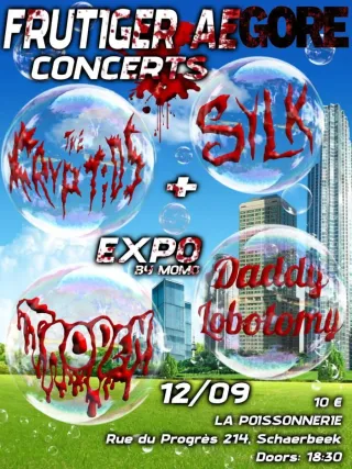 Poster for Daddy Lobotomy + Sylk + The Cryptids + Tropen
