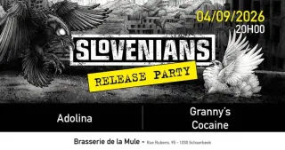 Poster for Slovenians - Bird of Disgrace Release Party