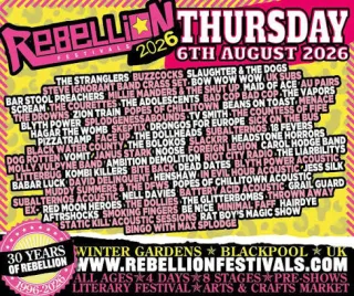 Poster for Rebellion Festival 2026