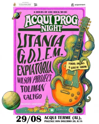 Poster for Acqui Prog Night 2026