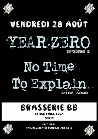 Poster for Year Zero + No Time To Explain
