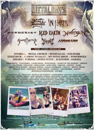 Poster for Metaldays 2013