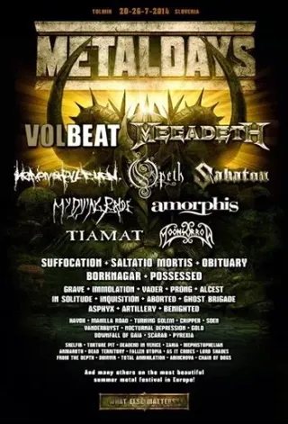 Poster for Metaldays 2014