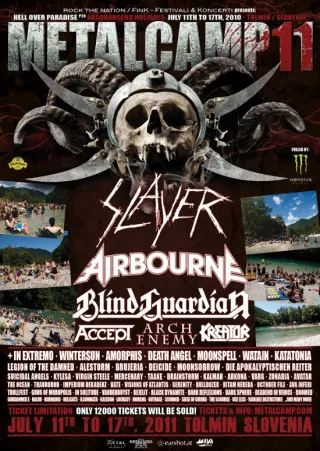 Poster for Metalcamp 2011