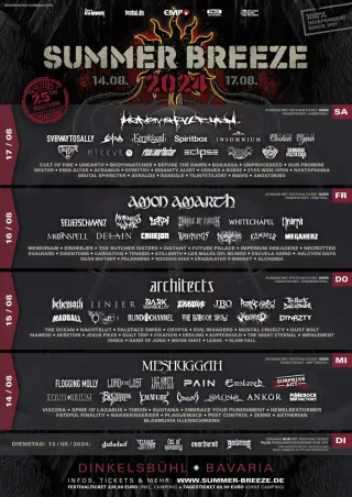 Poster for Summer Breeze 2024