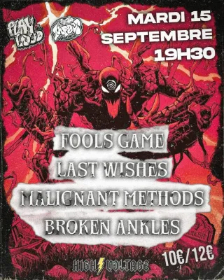 Poster for Broken Ankles + Fool's Game + Last Wishes + Malignant Methods