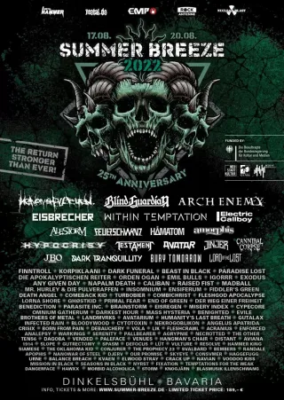 Poster for Summer Breeze 2022