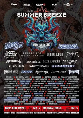 Poster for Summer Breeze 2019