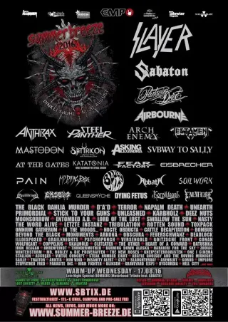 Poster for Summer Breeze 2016