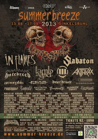 Poster for Summer Breeze 2013